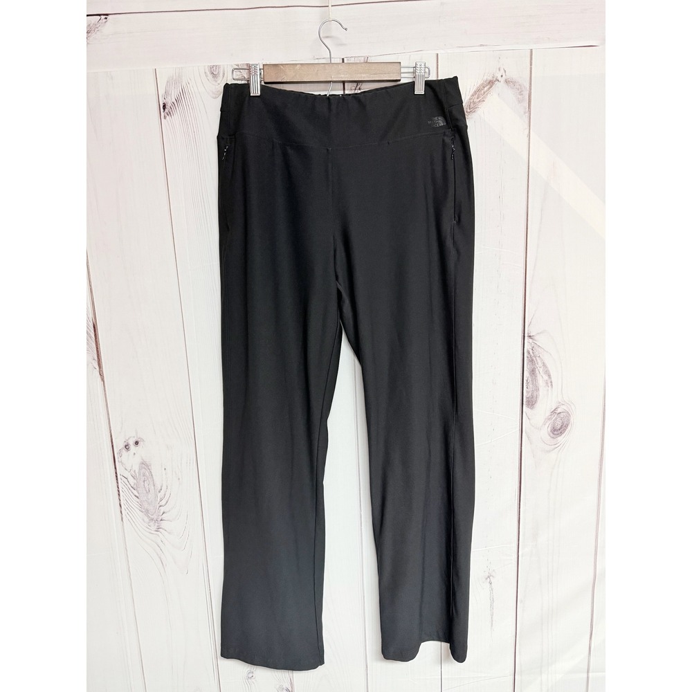 The North Face Womens Everyday High-Rise Pants L Black FlashDry Stretch EUC